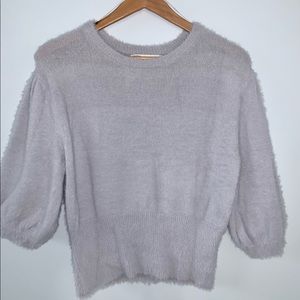 Zara shirt size XL light blue/violet textured